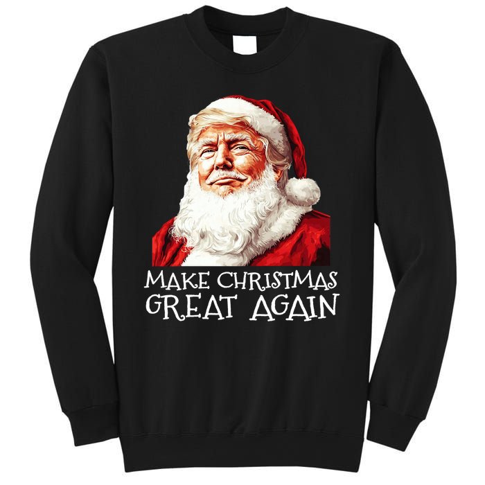 Make A Christmas Great Again Xmas President Trump Maga Santa Sweatshirt