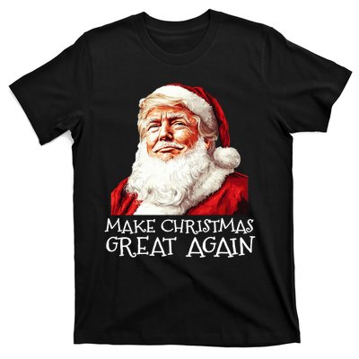 Make A Christmas Great Again Xmas President Trump Maga Santa T-Shirt