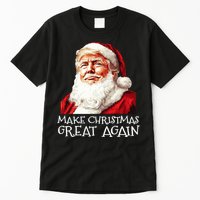 Make A Christmas Great Again Xmas President Trump Maga Santa Tall T-Shirt