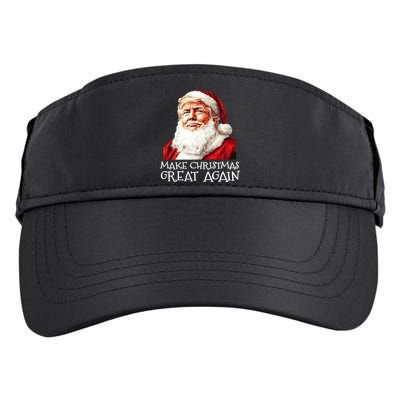 Make A Christmas Great Again Xmas President Trump Maga Santa Adult Drive Performance Visor