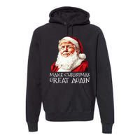 Make A Christmas Great Again Xmas President Trump Maga Santa Premium Hoodie