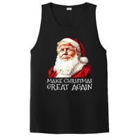 Make A Christmas Great Again Xmas President Trump Maga Santa PosiCharge Competitor Tank