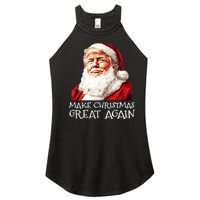 Make A Christmas Great Again Xmas President Trump Maga Santa Women's Perfect Tri Rocker Tank