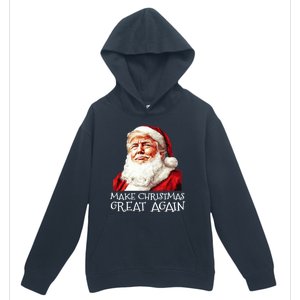 Make A Christmas Great Again Xmas President Trump Maga Santa Urban Pullover Hoodie