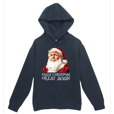 Make A Christmas Great Again Xmas President Trump Maga Santa Urban Pullover Hoodie