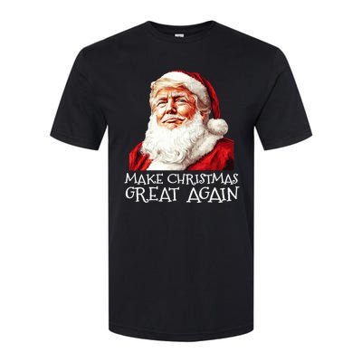 Make A Christmas Great Again Xmas President Trump Maga Santa Softstyle CVC T-Shirt