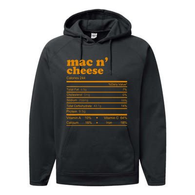 Mac And Cheese Nutrition Facts 2021 Thanksgiving Nutrition Performance Fleece Hoodie