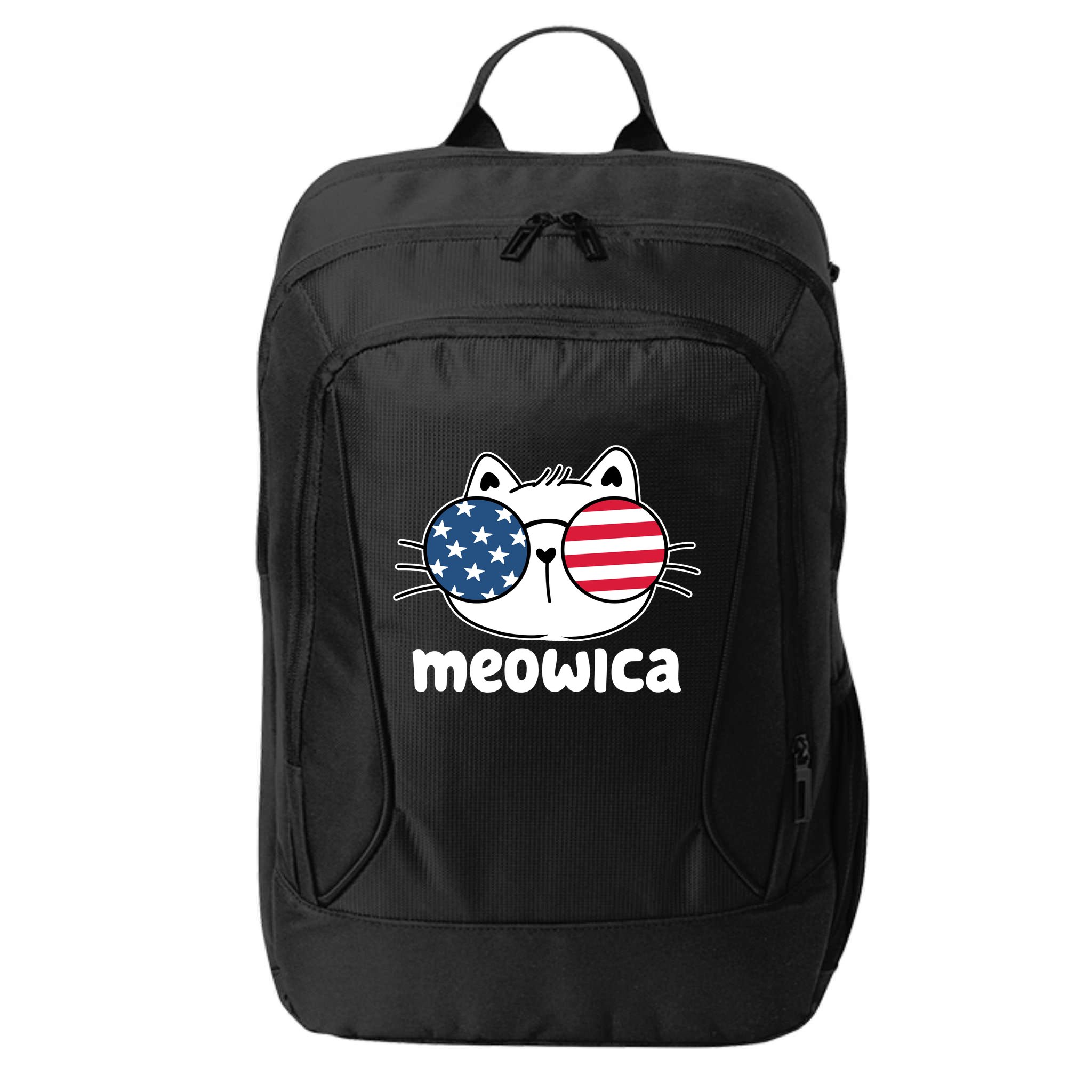 Meowica America Cat Cute City Backpack