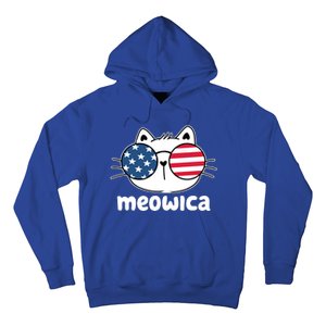 Meowica America Cat Cute Hoodie