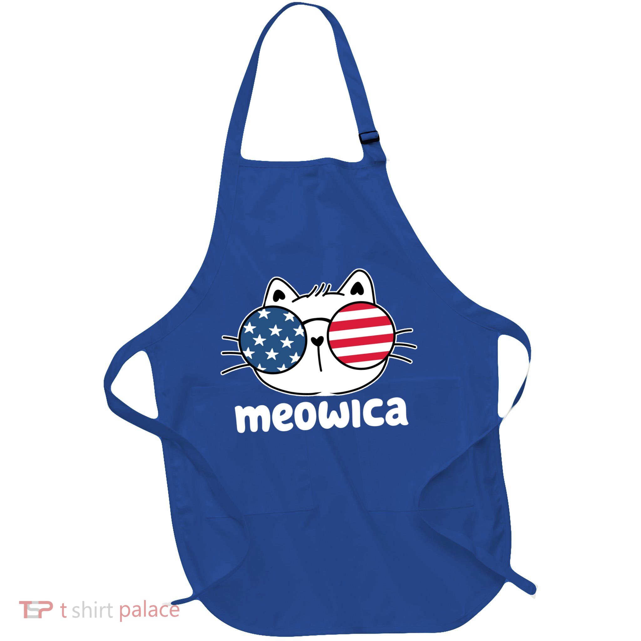 Meowica America Cat Cute Apron