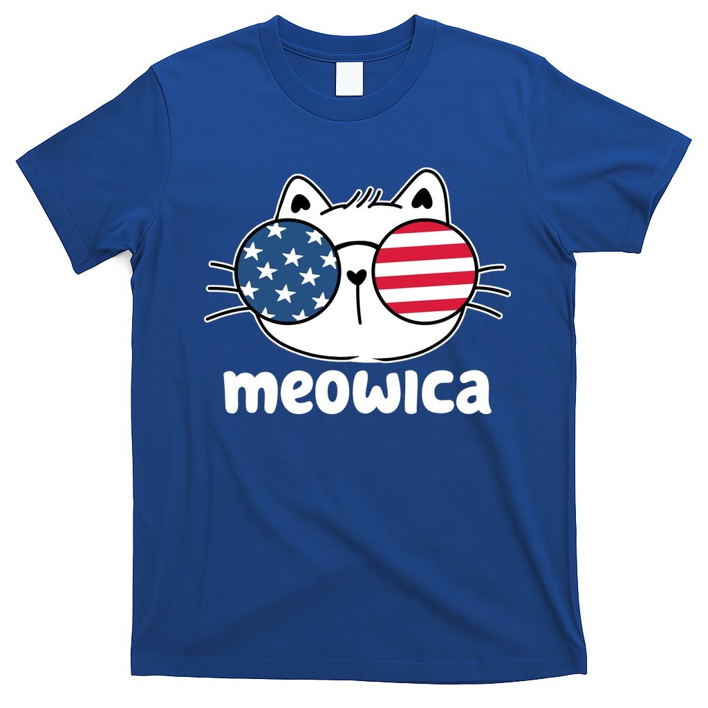 Meowica America Cat Cute T-Shirt