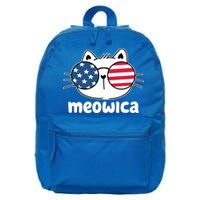 Meowica America Cat Cute 16 in Basic Backpack