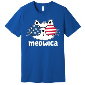 Meowica America Cat Cute Premium T-Shirt