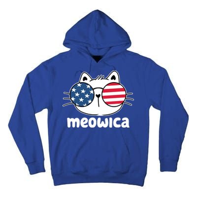 Meowica America Cat Cute Tall Hoodie