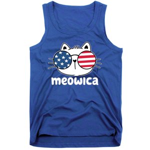 Meowica America Cat Cute Tank Top