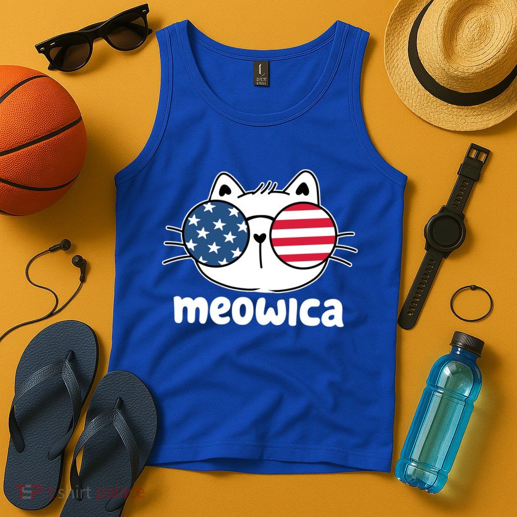 Meowica America Cat Cute Tank Top