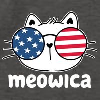 Meowica America Cat Cute Vector Backpack