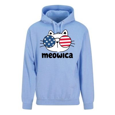 Meowica America Cat Cute Unisex Surf Hoodie