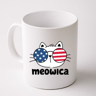 Meowica America Cat Cute Coffee Mug