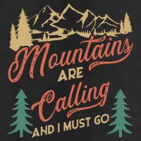 Mountains Are Calling And I Must Go Adult Drive Performance Visor