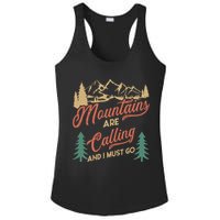 Mountains Are Calling And I Must Go Ladies PosiCharge Competitor Racerback Tank