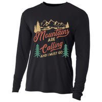 Mountains Are Calling And I Must Go Cooling Performance Long Sleeve Crew