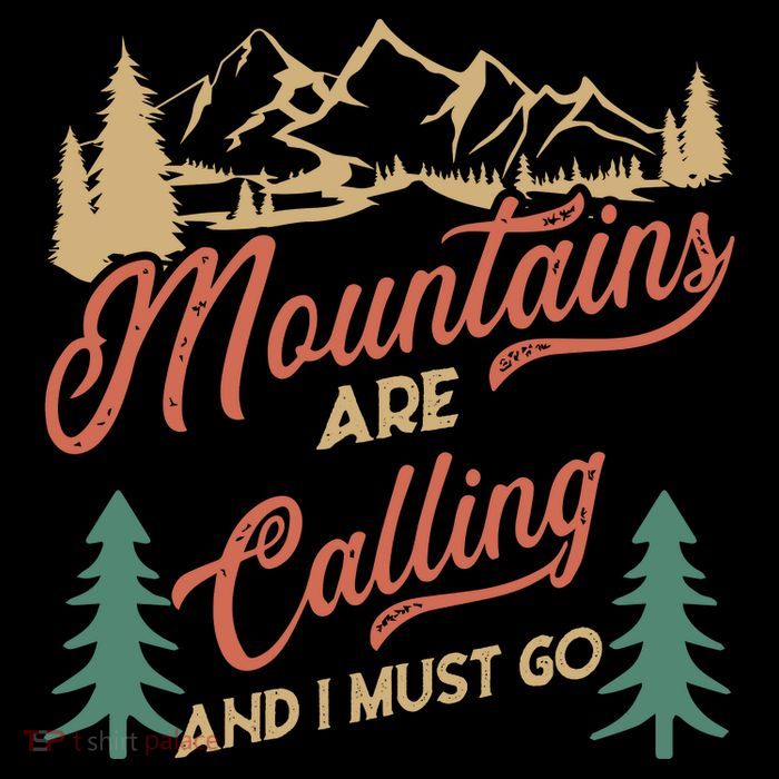 Mountains Are Calling And I Must Go Cooling Performance Long Sleeve Crew