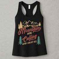 Mountains Are Calling And I Must Go Womens Tank Top