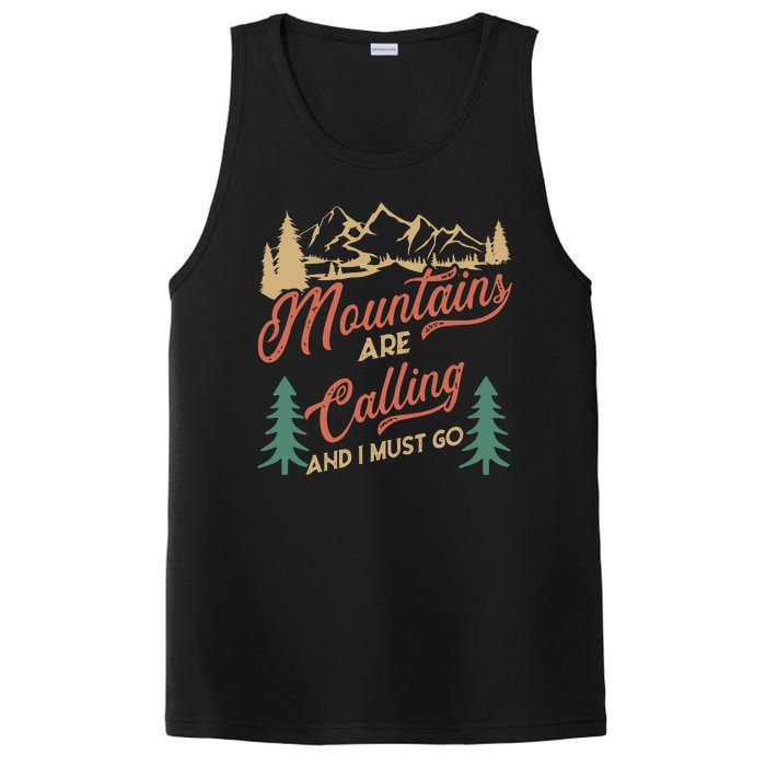 Mountains Are Calling And I Must Go PosiCharge Competitor Tank