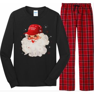 Make A Christmas Great Again Xmas Trump Maga Pajamas Santa Long Sleeve Pajama Set