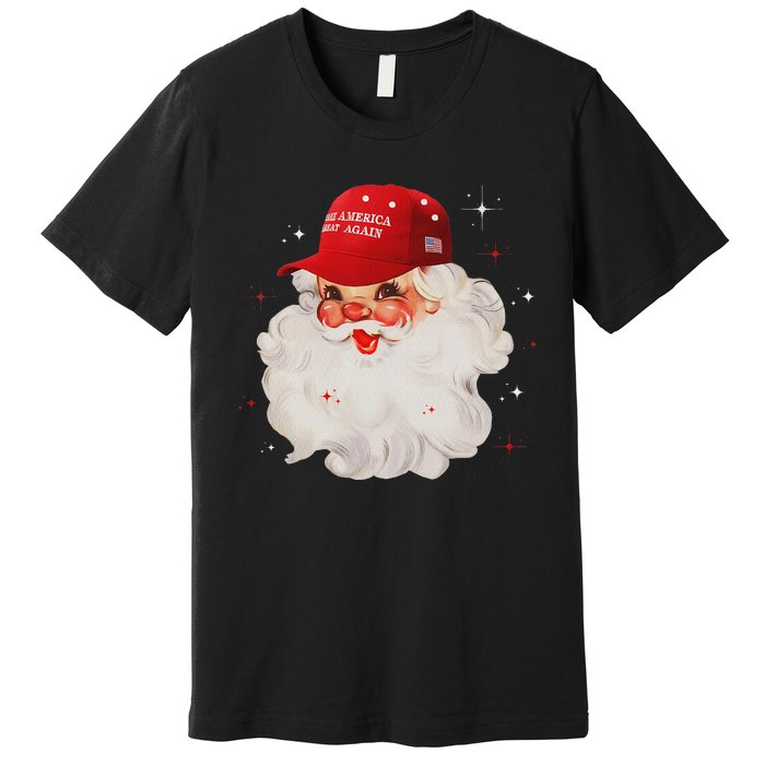 Make A Christmas Great Again Xmas Trump Maga Pajamas Santa Premium T-Shirt