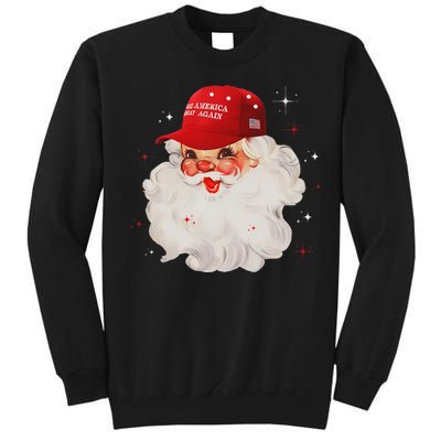 Make A Christmas Great Again Xmas Trump Maga Pajamas Santa Tall Sweatshirt