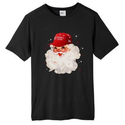 Make A Christmas Great Again Xmas Trump Maga Pajamas Santa Tall Fusion ChromaSoft Performance T-Shirt