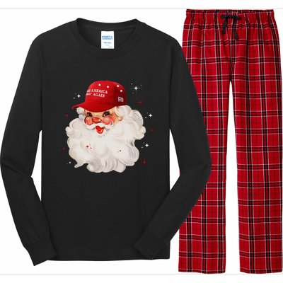 Make A Christmas Great Again Xmas Trump Maga Pajamas Santa Long Sleeve Pajama Set