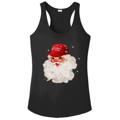 Make A Christmas Great Again Xmas Trump Maga Pajamas Santa Ladies PosiCharge Competitor Racerback Tank