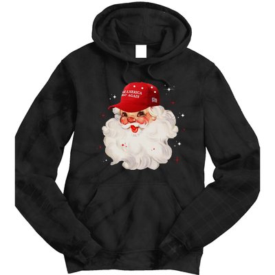 Make A Christmas Great Again Xmas Trump Maga Pajamas Santa Tie Dye Hoodie