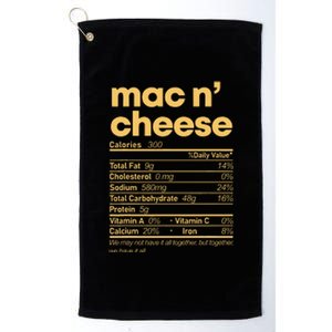 Mac And Cheese Nutrition Thanksgiving Mac N Cheese Platinum Collection Golf Towel