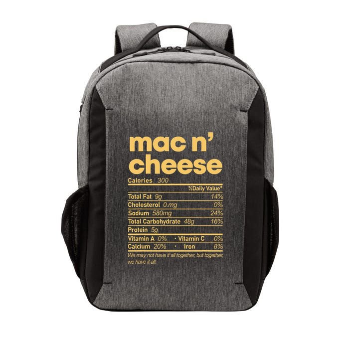 Mac And Cheese Nutrition Thanksgiving Mac N Cheese Vector Backpack