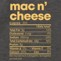 Mac And Cheese Nutrition Thanksgiving Mac N Cheese Vector Backpack