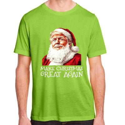 Make A Christmas Great Again Xmas President Trump Maga Santa Gift Adult ChromaSoft Performance T-Shirt