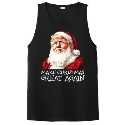 Make A Christmas Great Again Xmas President Trump Maga Santa Gift PosiCharge Competitor Tank