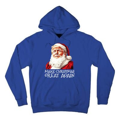 Make A Christmas Great Again Xmas President Trump Maga Santa Gift Tall Hoodie