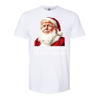 Make A Christmas Great Again Xmas President Trump Maga Santa Gift Softstyle CVC T-Shirt