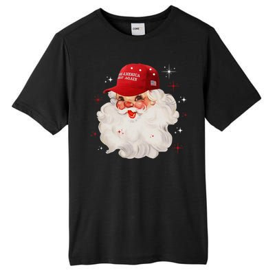 Make A Christmas Great Again Xmas Trump Maga Pajamas Santa Gift Tall Fusion ChromaSoft Performance T-Shirt