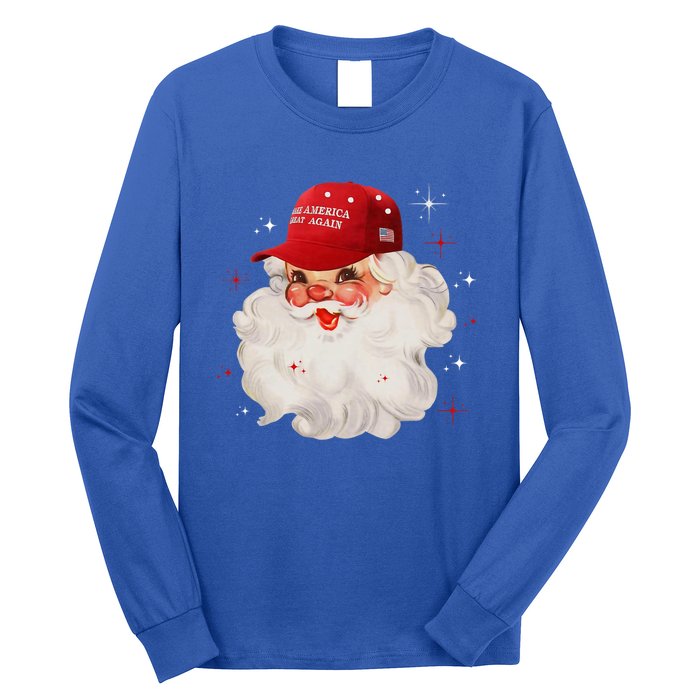 Make A Christmas Great Again Xmas Trump Maga Pajamas Santa Gift Long Sleeve Shirt