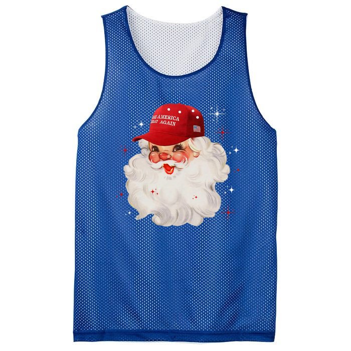 Make A Christmas Great Again Xmas Trump Maga Pajamas Santa Gift Mesh Reversible Basketball Jersey Tank