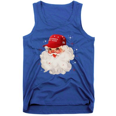 Make A Christmas Great Again Xmas Trump Maga Pajamas Santa Gift Tank Top