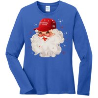 Make A Christmas Great Again Xmas Trump Maga Pajamas Santa Gift Ladies Long Sleeve Shirt