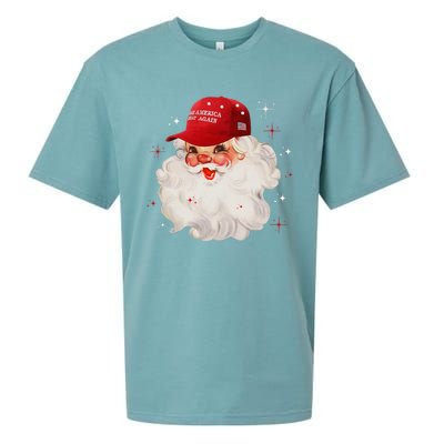 Make A Christmas Great Again Xmas Trump Maga Pajamas Santa Gift Sueded Cloud Jersey T-Shirt