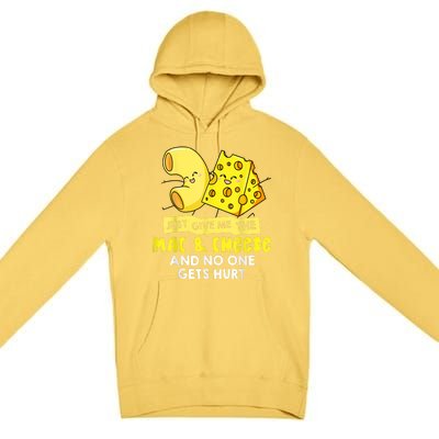 Mac And Cheese Macaroni Cheesy Noodle Premium Pullover Hoodie